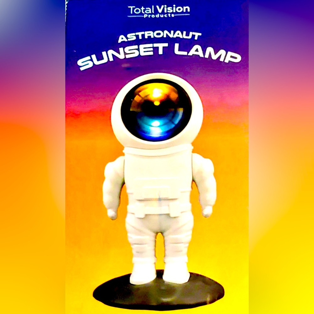 Astronaut Sunset Lamp - White